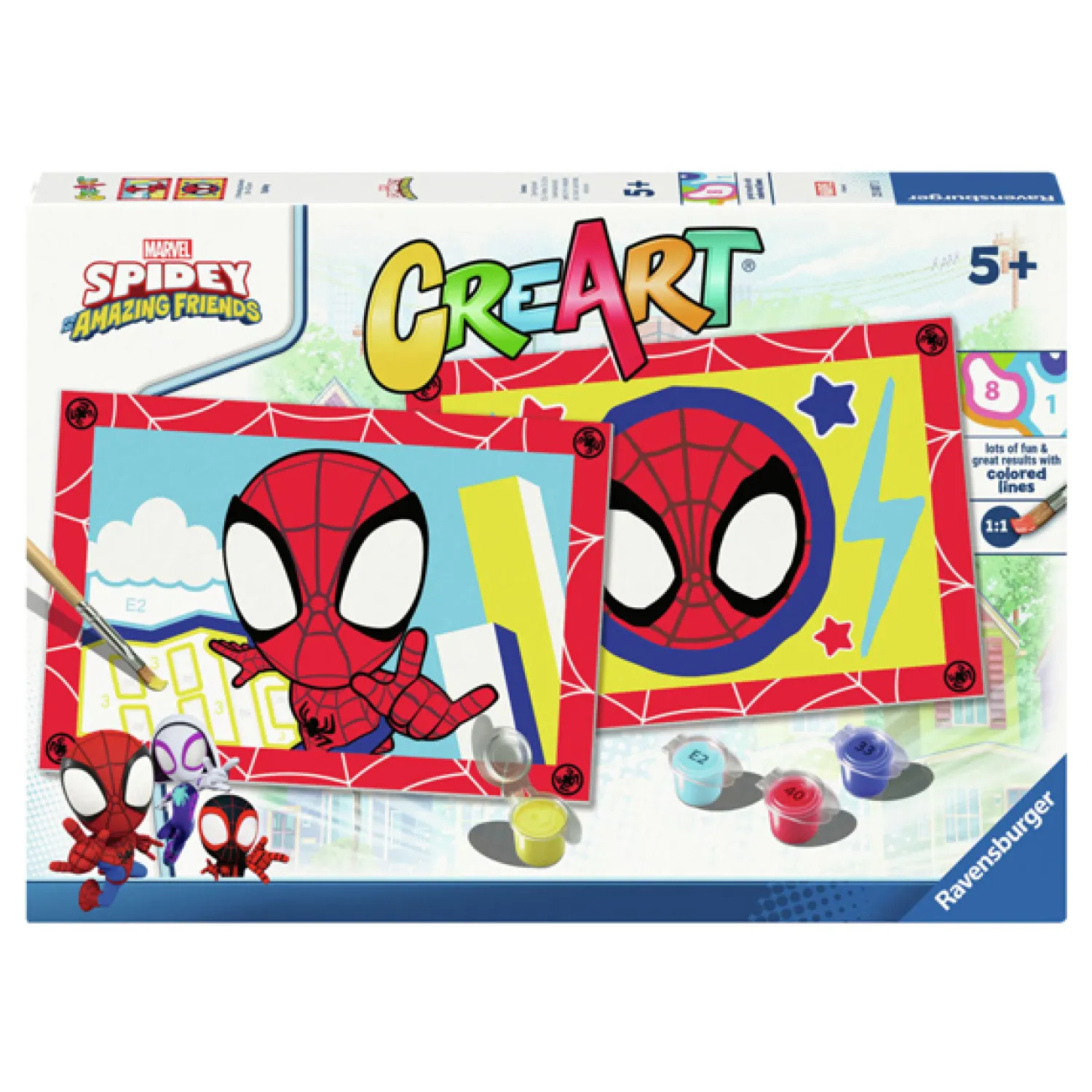 Ravensburger CreArt Schilderen op Nummer - Young Spidey Hot