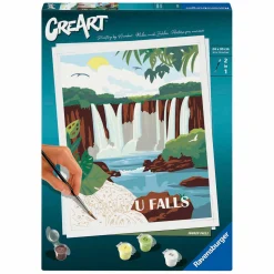 CreArt Schilderen op Nummer - Iguazu Watervallen-Ravensburger New