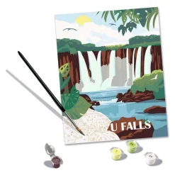 CreArt Schilderen op Nummer - Iguazu Watervallen-Ravensburger New
