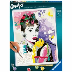 CreArt Schilderen op Nummer - Audrey Hepburn-Ravensburger Discount