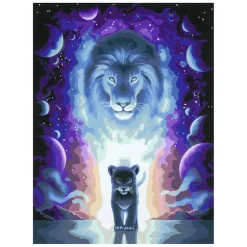 CreArt Schilderen op Nummer - Lion Jojoesart-Ravensburger Hot