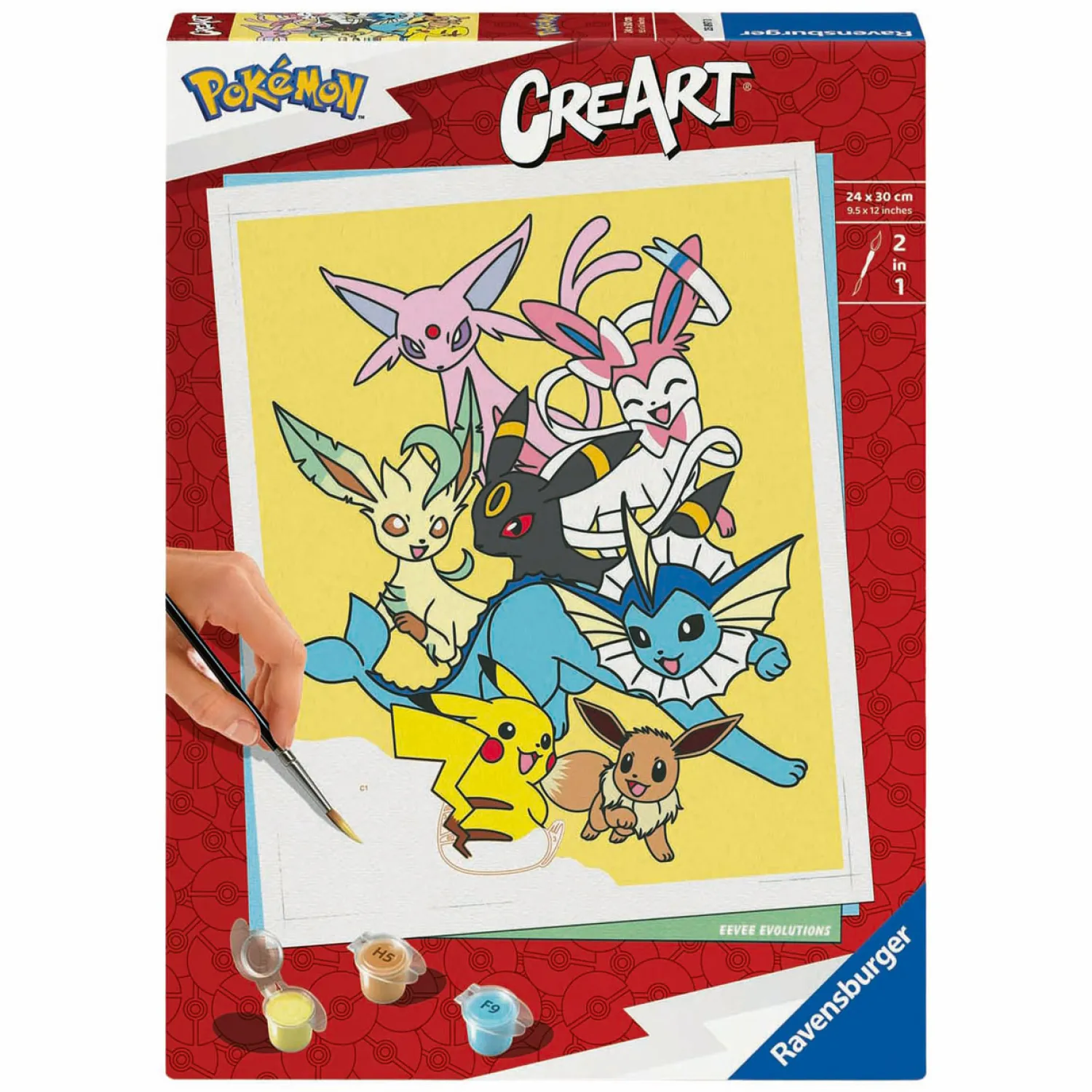 Ravensburger CreArt Schilderen op Nummer - Pokémon Outlet