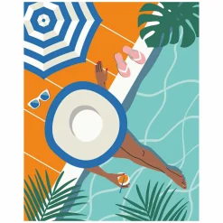 CreArt Schilderen op Nummer - Zwembad-Ravensburger Discount