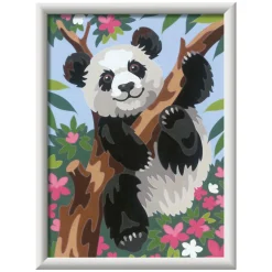 CreArt Schilderen op Nummer - Speelse Panda-Ravensburger New