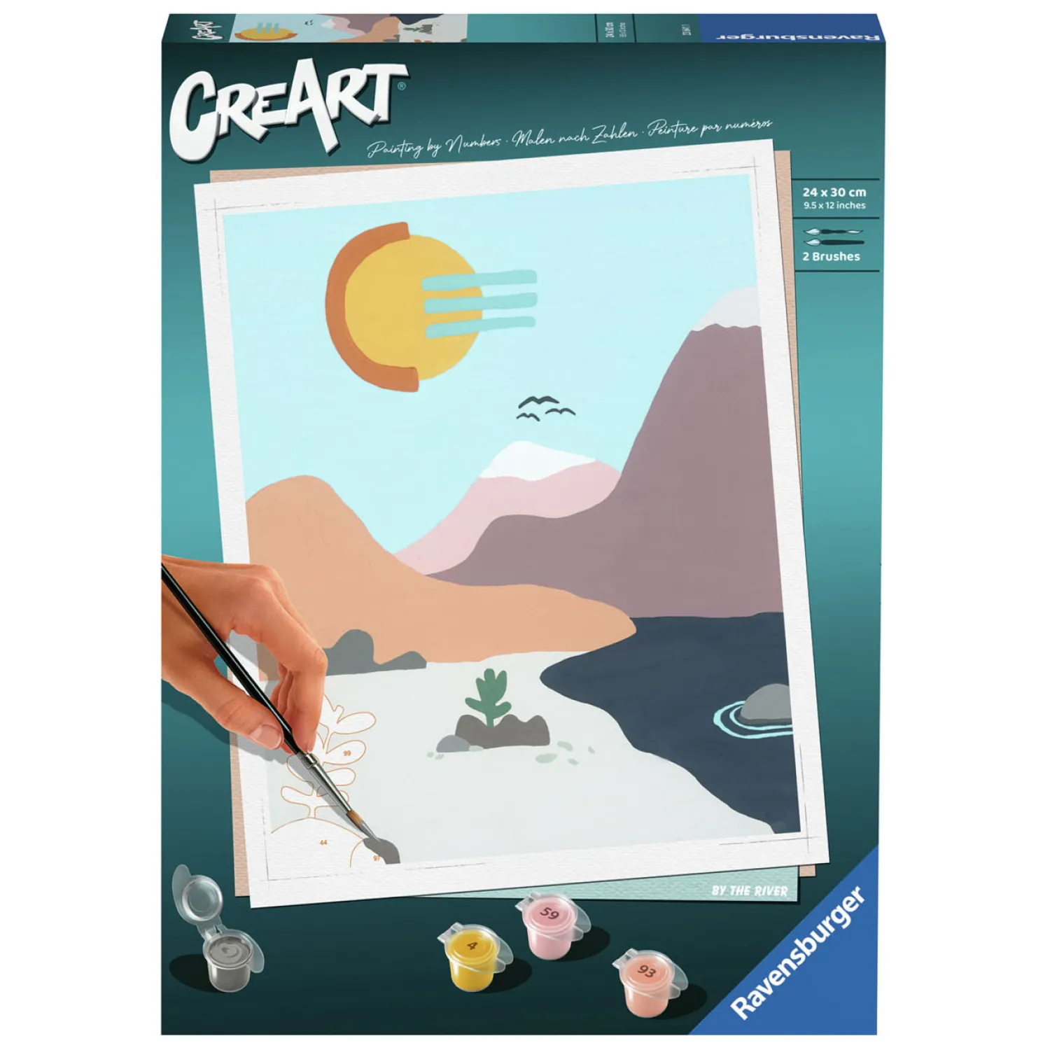 CreArt Schilderen op Nummer - By The River-Ravensburger Sale