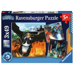 Dragons The Nine Realms Legpuzzel, 3x49st.>Ravensburger Sale