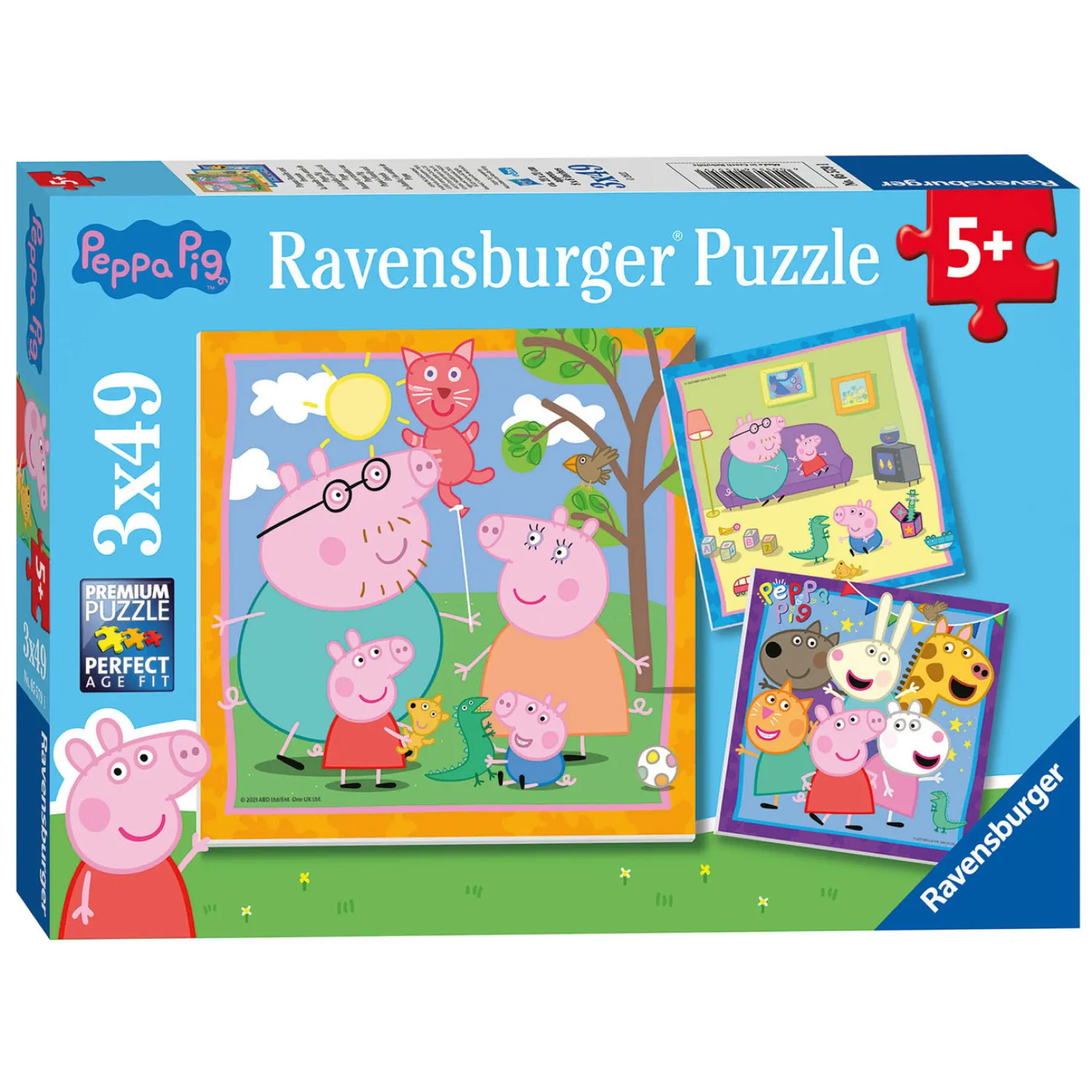 Familie en Vrienden van Peppa Pig Legpuzzel, 3x49st.-Ravensburger Online