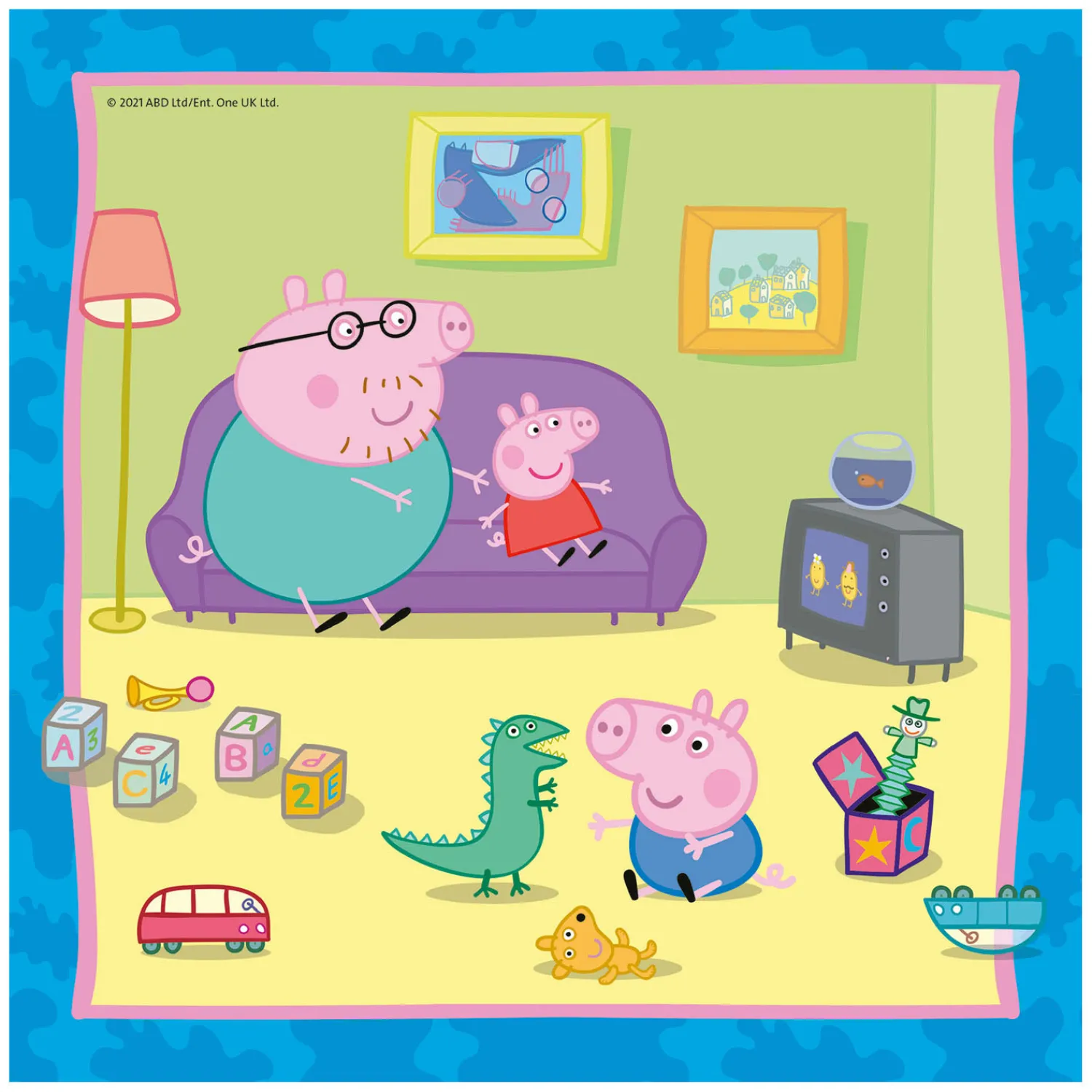 Familie en Vrienden van Peppa Pig Legpuzzel, 3x49st.-Ravensburger Online