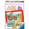 Graafmachine, tractor en kiepauto, 3x6st.-Ravensburger Outlet