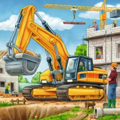 Grote Bouwvoertuigen, 3x49st.-Ravensburger Outlet