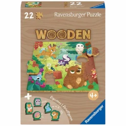 Ravensburger Houten Legpuzzel Bosdieren - 22st. Discount