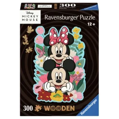 Houten Legpuzzel Mickey Mouse & Minnie Mouse, 300st.>Ravensburger Online