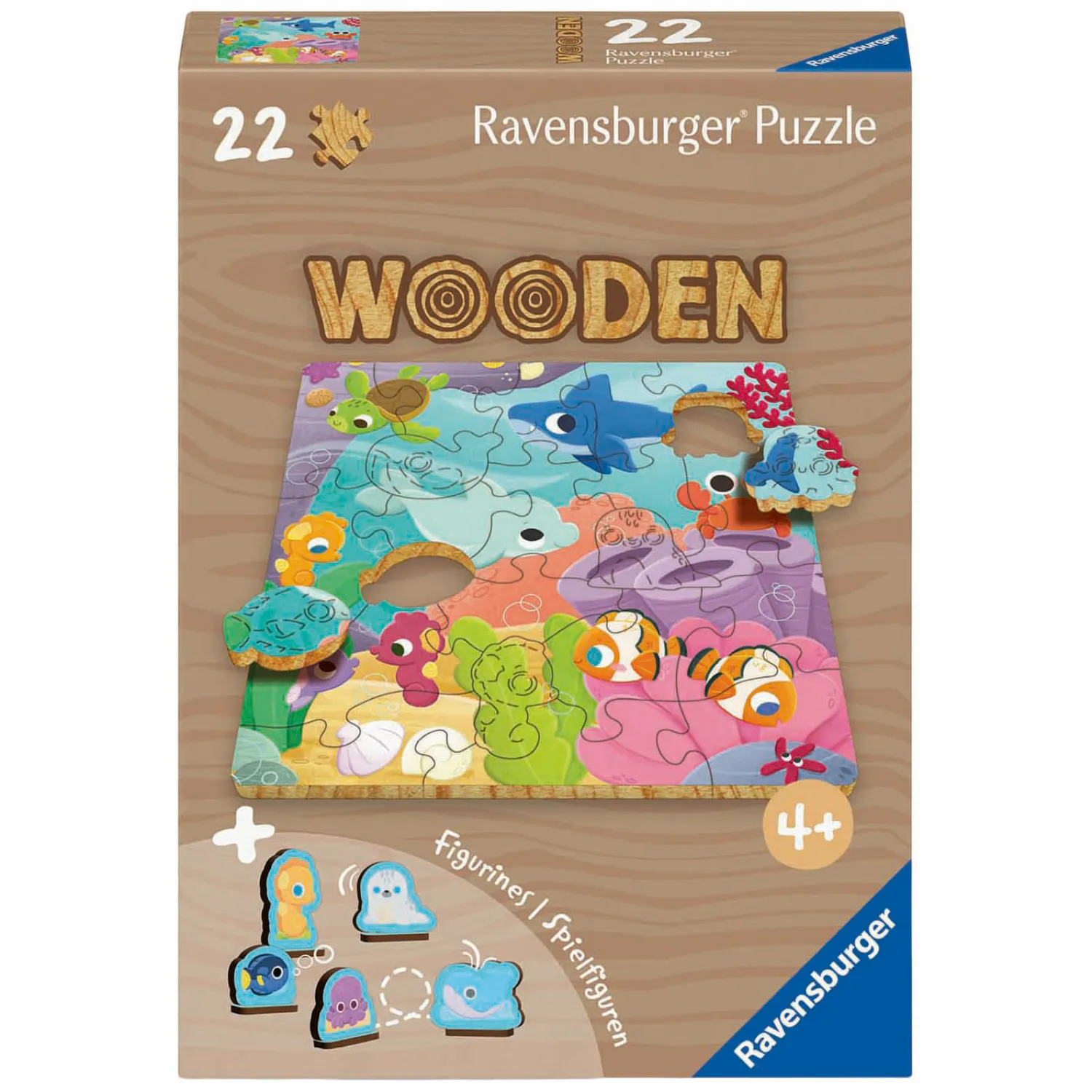 Houten Legpuzzel Onderwaterdieren - 22st.>Ravensburger Outlet