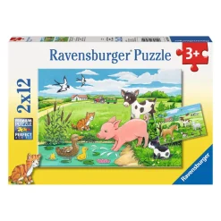 Ravensburger Jonge Dieren op het Platteland, 2x12st. Discount