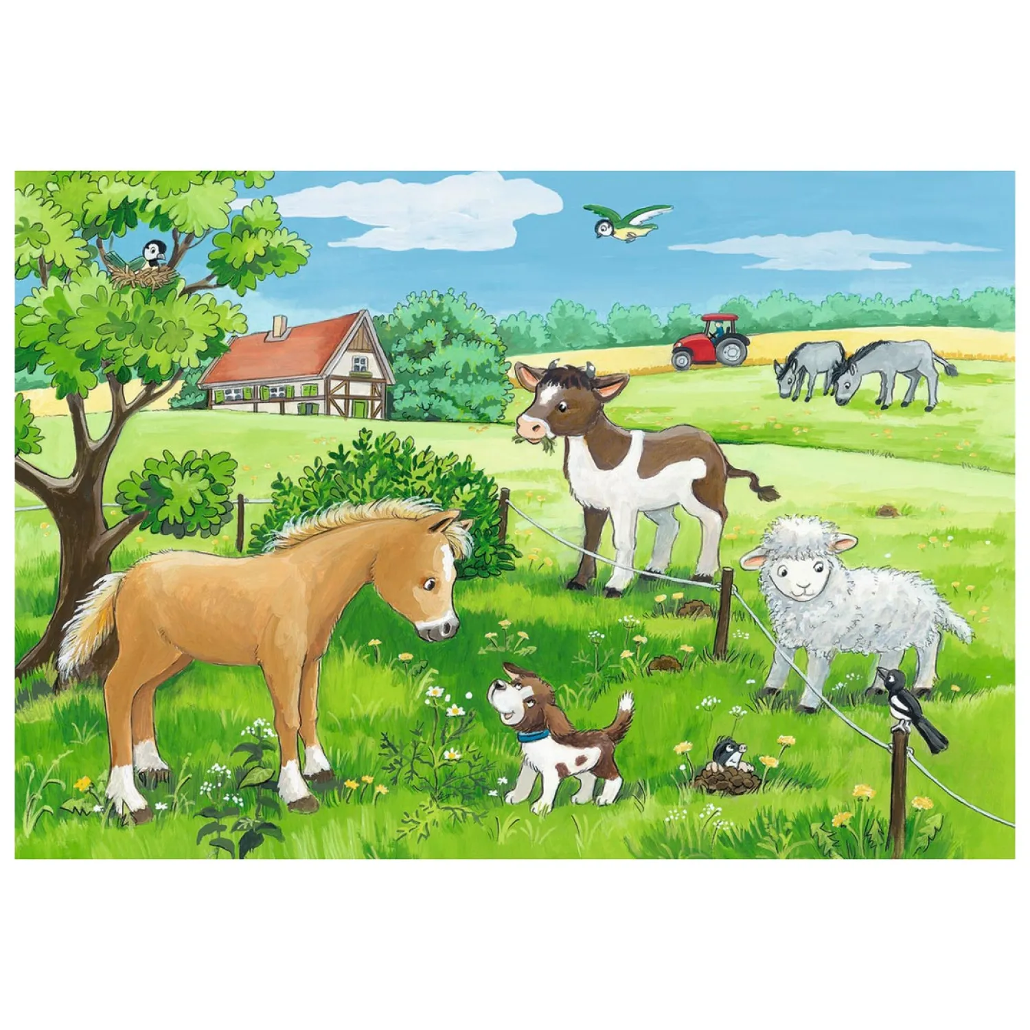 Ravensburger Jonge Dieren op het Platteland, 2x12st. Discount