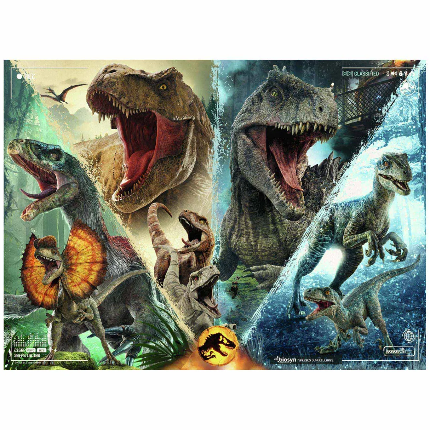 Jurassic World Dominion Legpuzzel XXL 100st.-Ravensburger Clearance