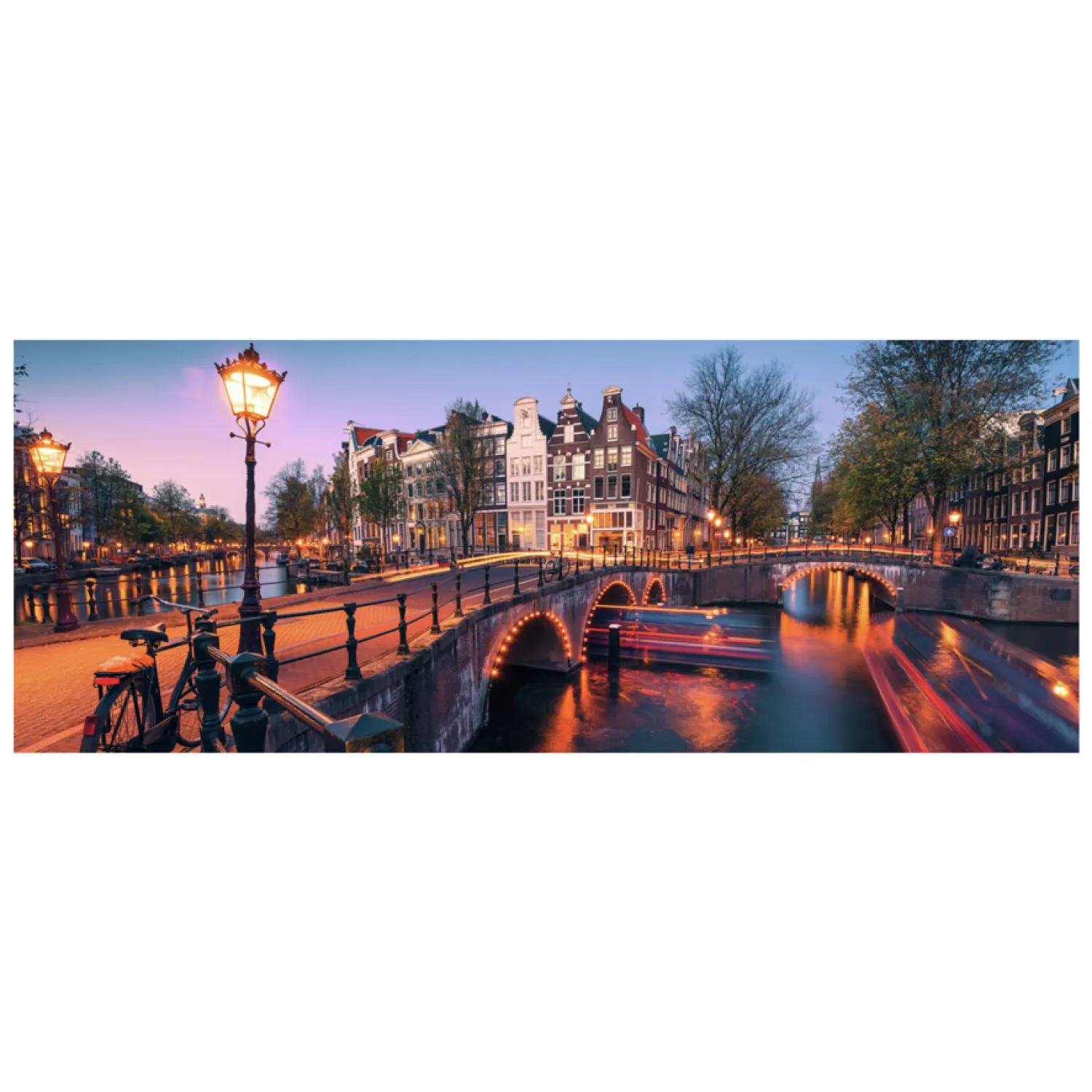 Legpuzzel Avond in Amsterdam, 1000st.-Ravensburger New