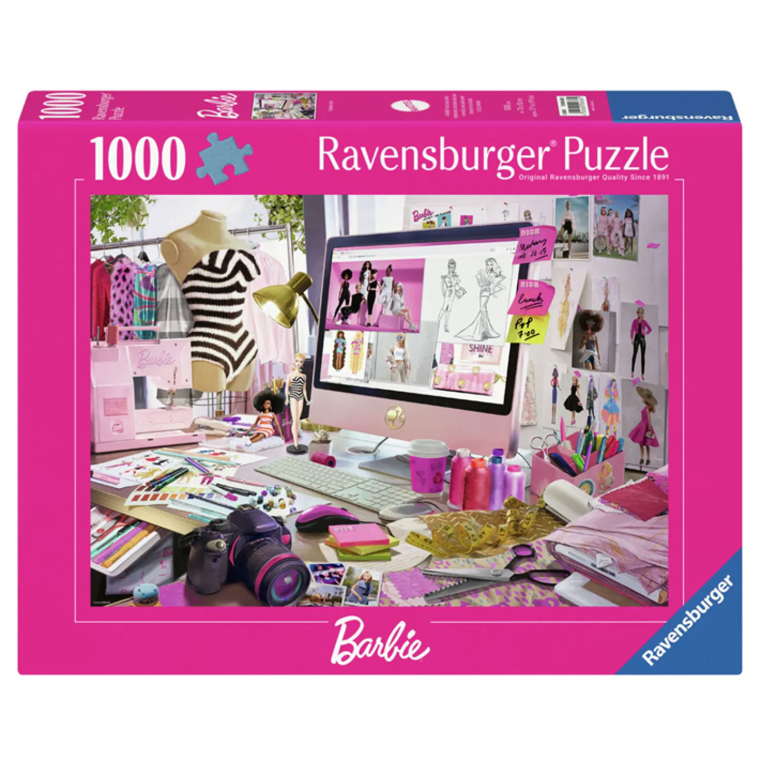 Ravensburger Legpuzzel Barbie, Mode-Icoon, 1000st. Clearance