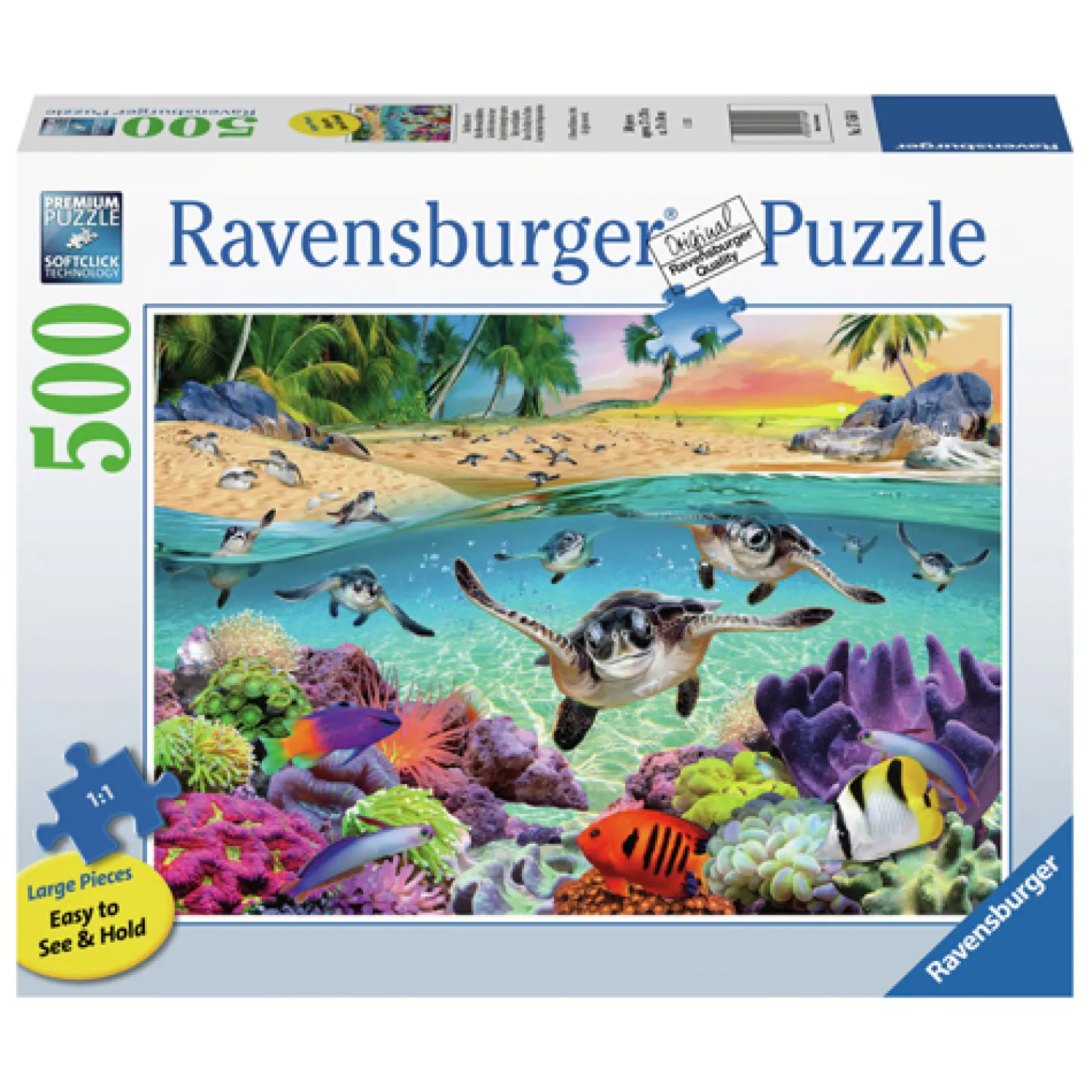 Ravensburger Legpuzzel Baby Zeeschildpadden, 500st.