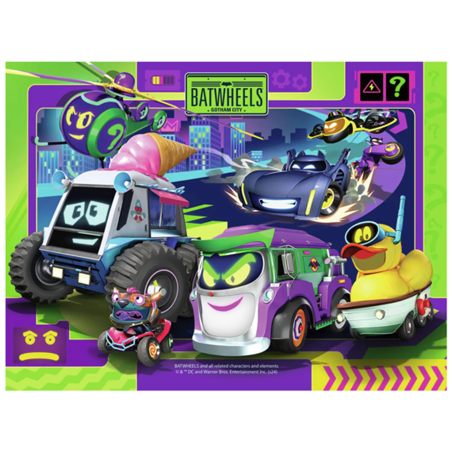 Legpuzzel Bathweels 4in1, 24st.-Ravensburger