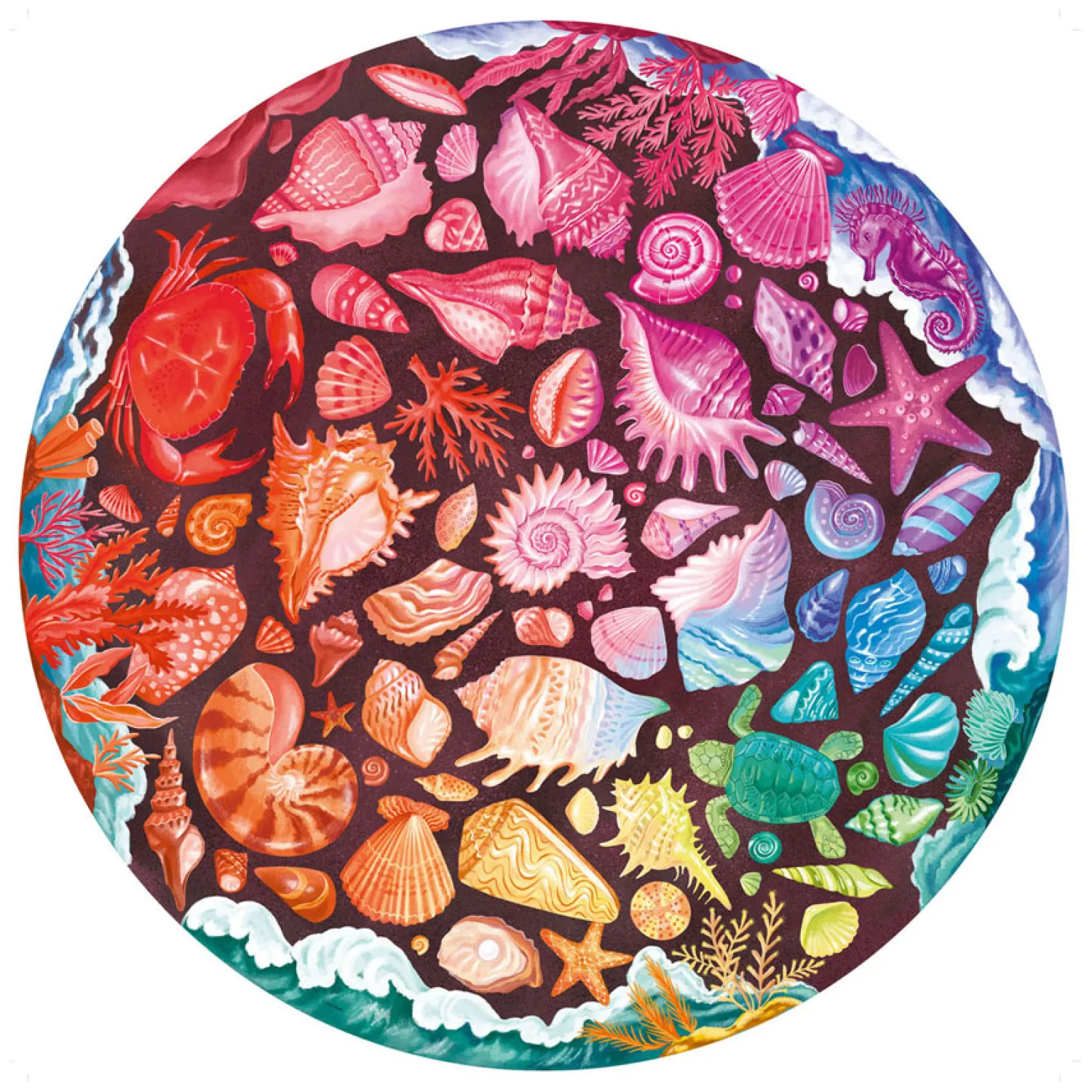 Legpuzzel Circle of Colors Zeeschelpen, 500st.>Ravensburger Discount
