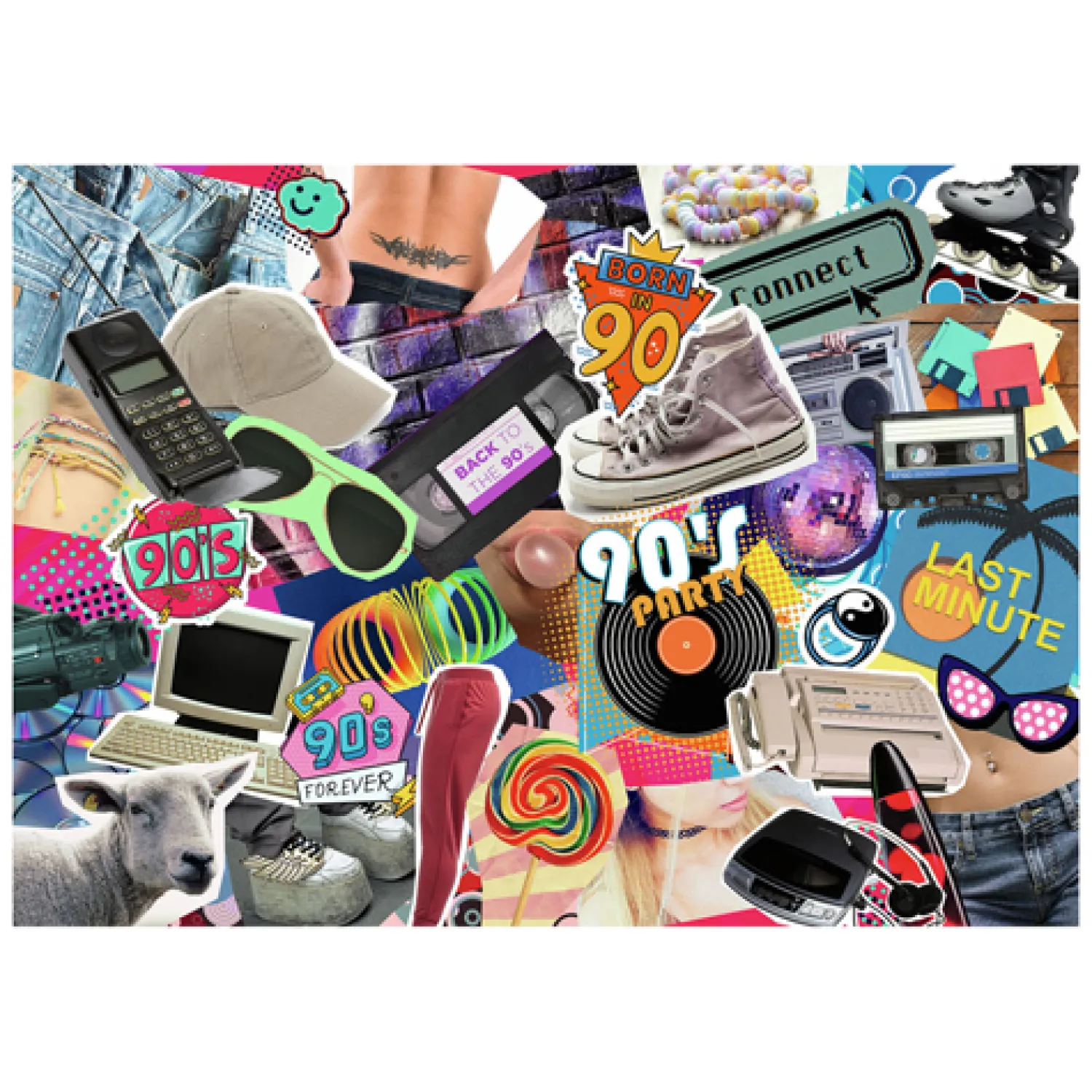 Ravensburger Legpuzzel De Jaren 90, 1000st. Hot