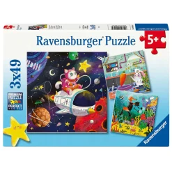 Legpuzzel Dieren Ontdekkers - 3x49st.-Ravensburger Clearance