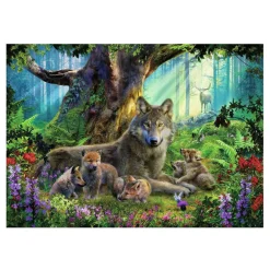 Legpuzzel Familie Wolf In Het Bos, 1000st.>Ravensburger Outlet