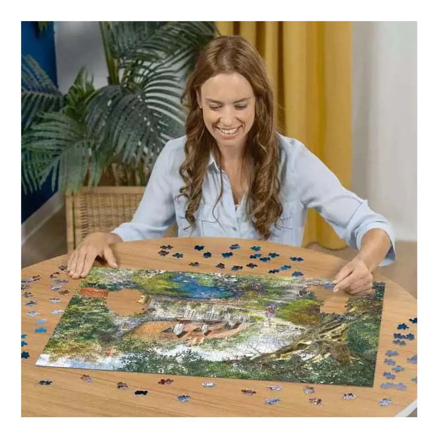 Ravensburger Legpuzzel Flower Hill Lane, 1000st. Online