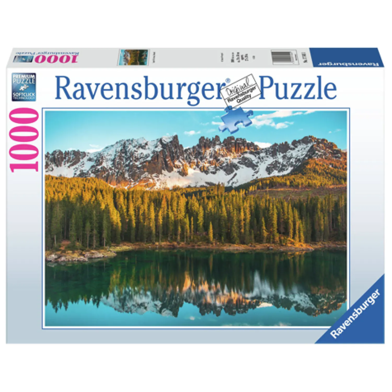 Legpuzzel Italian Landscapes Lago Di Carezza, 1000st.>Ravensburger Best
