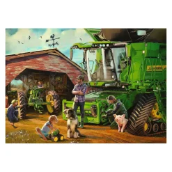 Ravensburger Legpuzzel John Deere Toen en Nu, 1000st. Sale