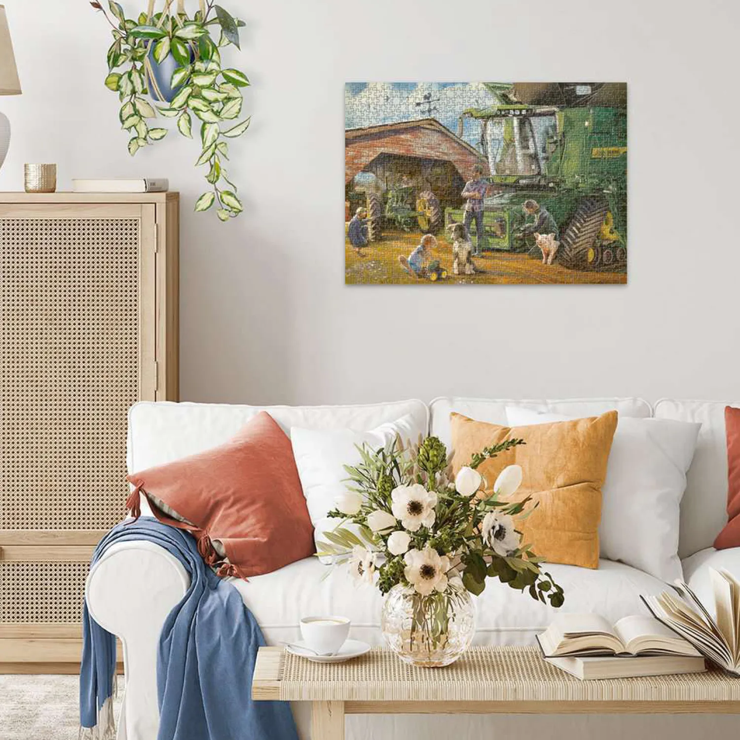 Ravensburger Legpuzzel John Deere Toen en Nu, 1000st. Sale