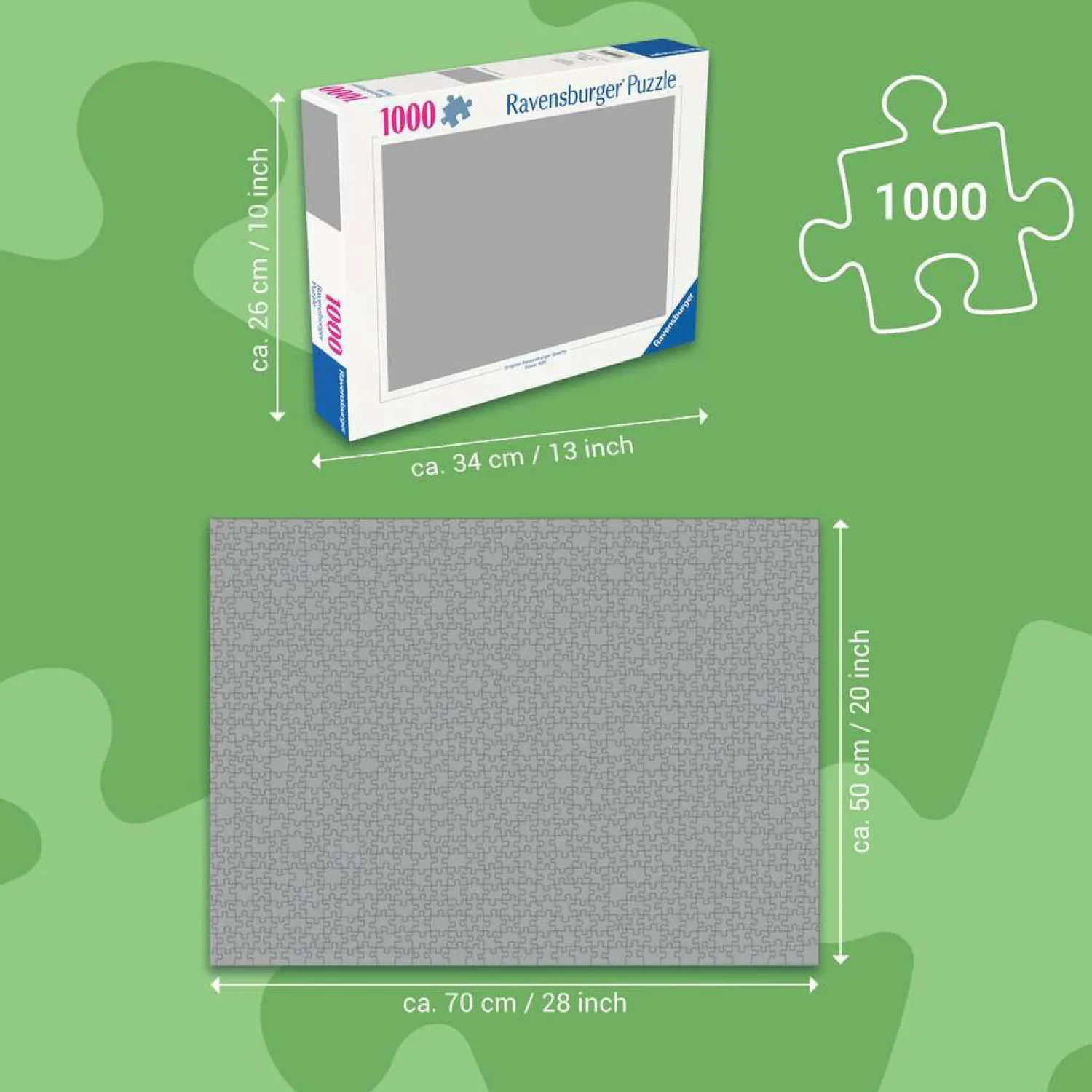 Ravensburger Legpuzzel John Deere Toen en Nu, 1000st. Sale