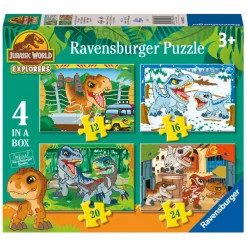 Legpuzzel Jurassic World Explorers - 4 Puzzels-Ravensburger Best
