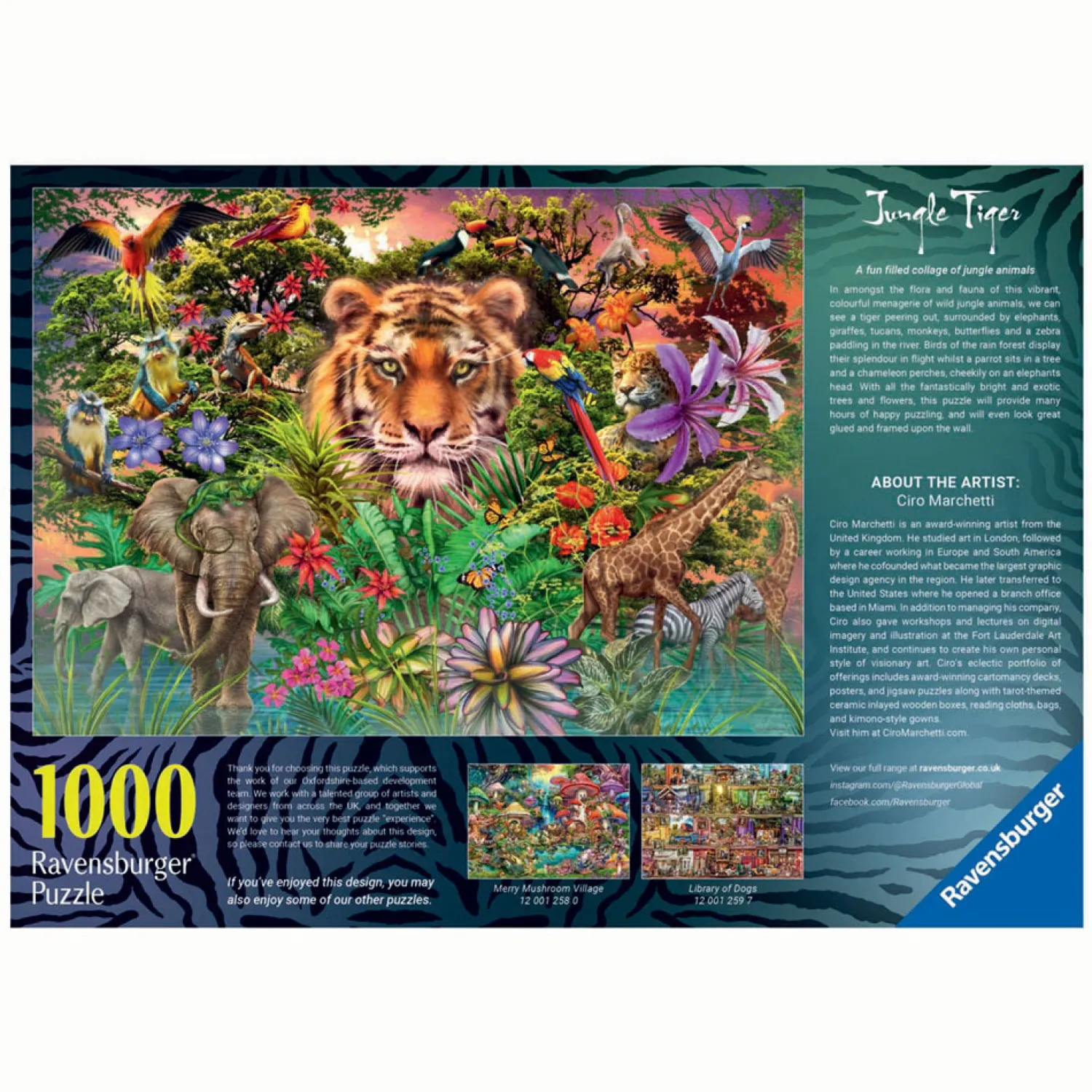 Legpuzzel Jungle Tiger, 1000st.-Ravensburger Outlet