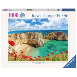 Ravensburger Legpuzzel Klaprozen in de Algarve Portugal, 1000st. Clearance