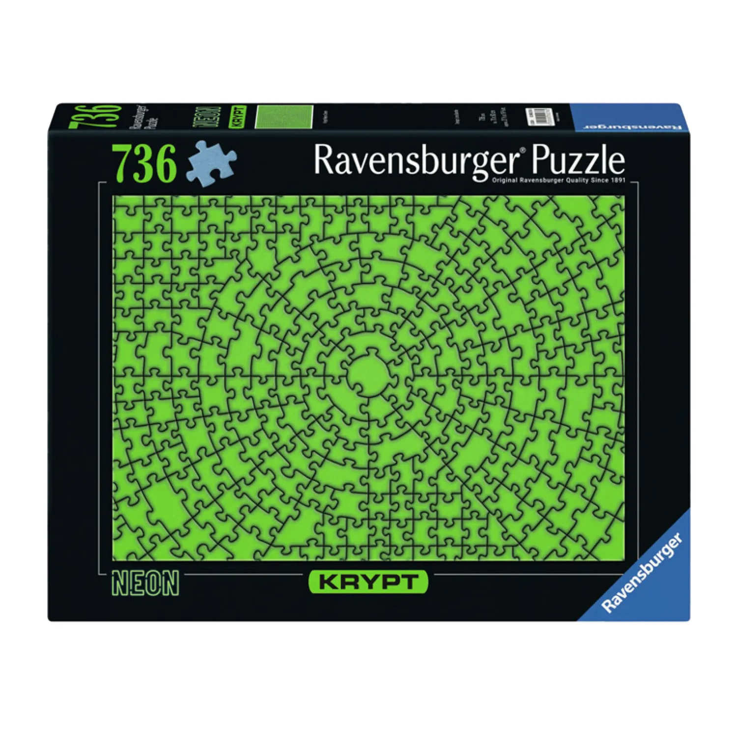 Legpuzzel Krypt Neon Green, 736st.-Ravensburger Online