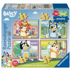 Legpuzzel Mijn Eerste Puzzels 4in1 Bluey-Ravensburger New