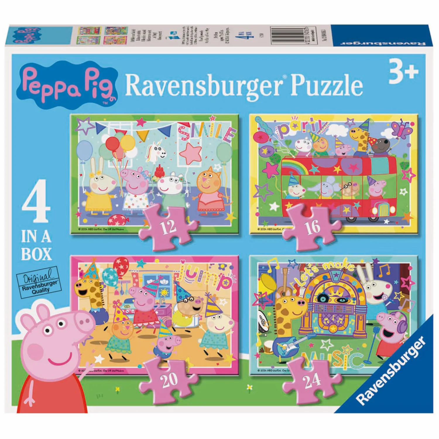 Ravensburger Legpuzzel Peppa Pig - 4 Puzzels New