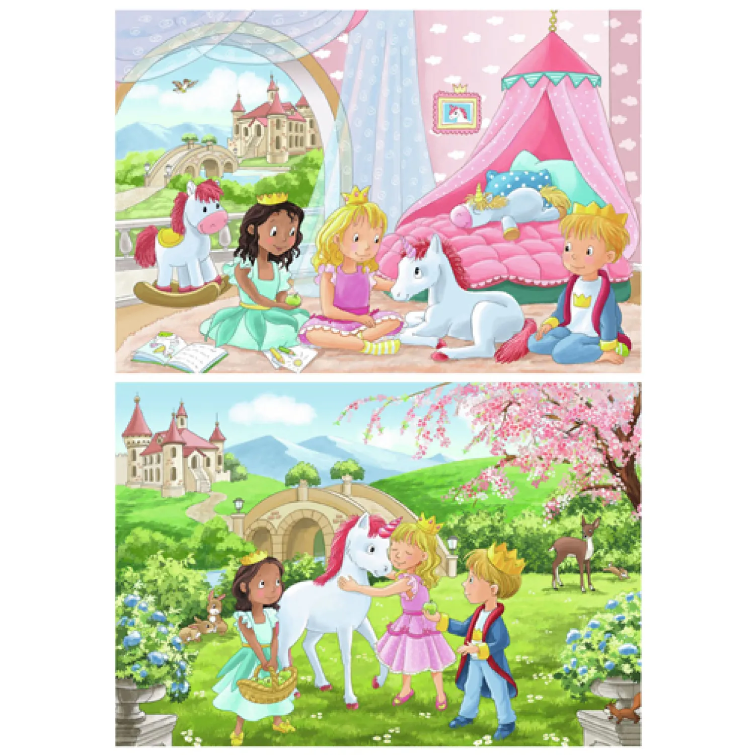 Legpuzzel Prince & Princess, 2x12 st.-Ravensburger Sale