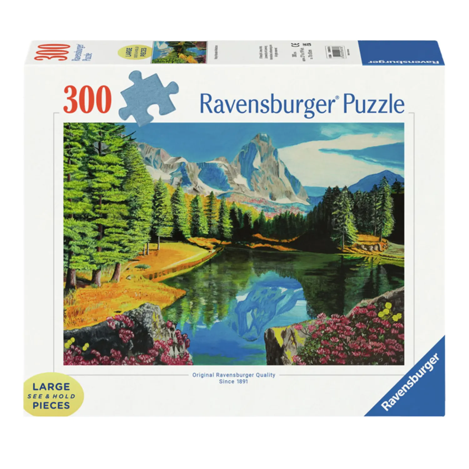 Legpuzzel Rocky Mountain Reflections, 300st.>Ravensburger Online