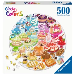 Legpuzzel Rond Circle of Colors Desserts Pastries, 500st.-Ravensburger Sale