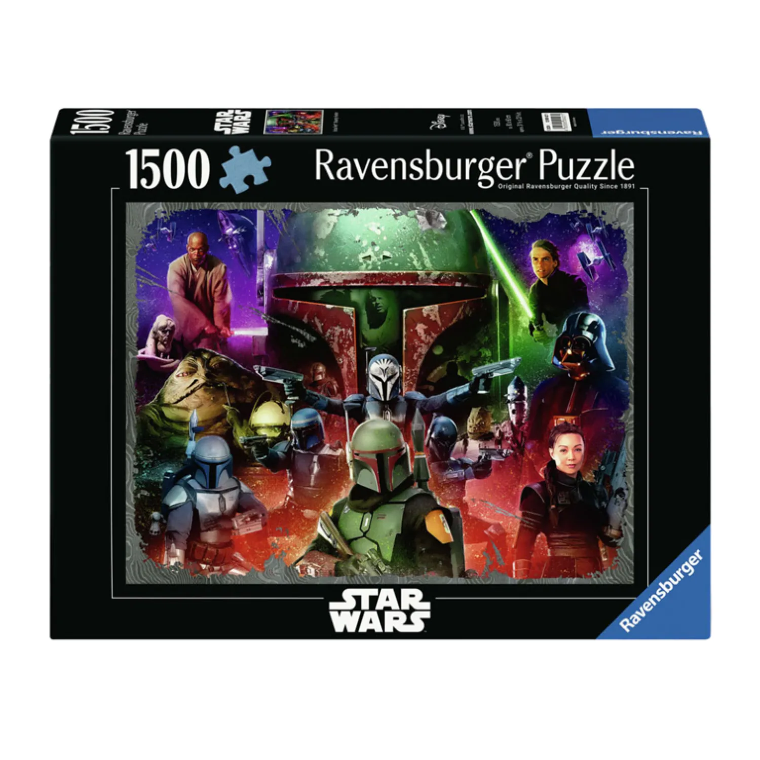 Legpuzzel Star Wars Boba Fett Premiejager, 1500st.>Ravensburger Online