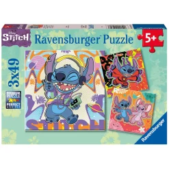 Legpuzzel Stitch, 3x49st.>Ravensburger New