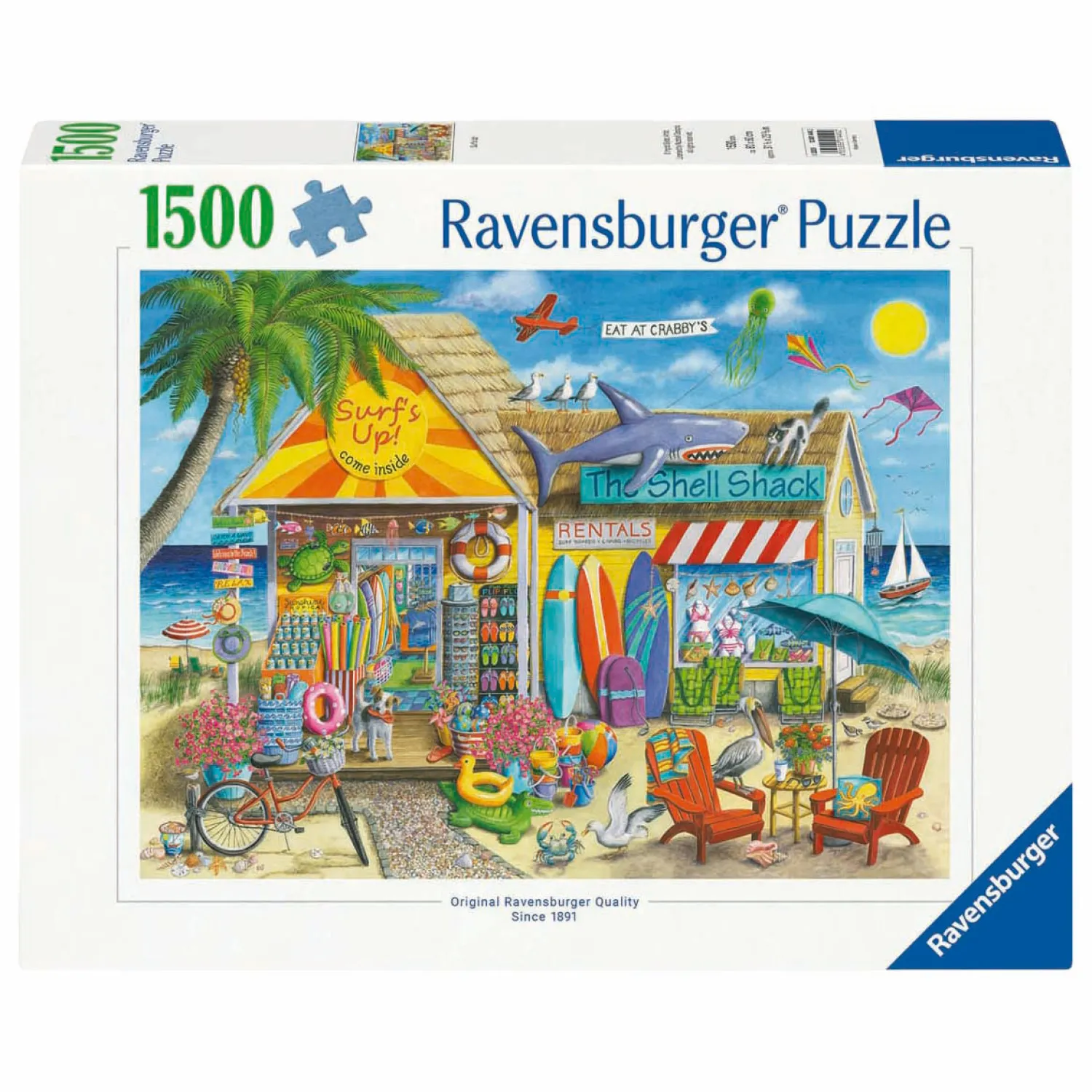 Ravensburger Legpuzzel Surf's Up - 1500st. New