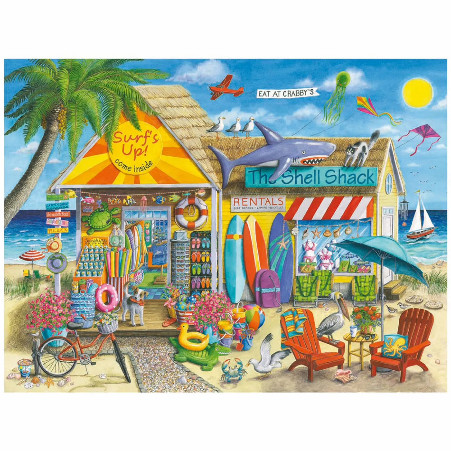 Ravensburger Legpuzzel Surf's Up - 1500st. New