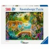 Legpuzzel Tijgerfamilie in de Oase - 500st.>Ravensburger Online