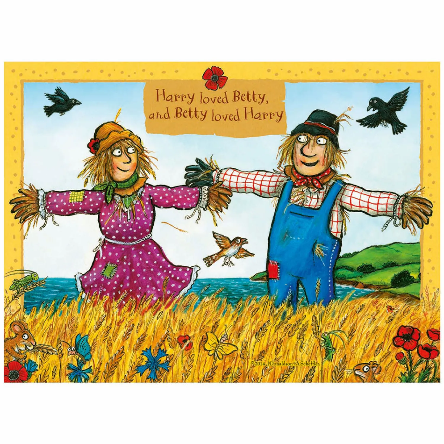 Legpuzzel Trouwerij op de Boerderij - 4 Puzzels-Ravensburger New