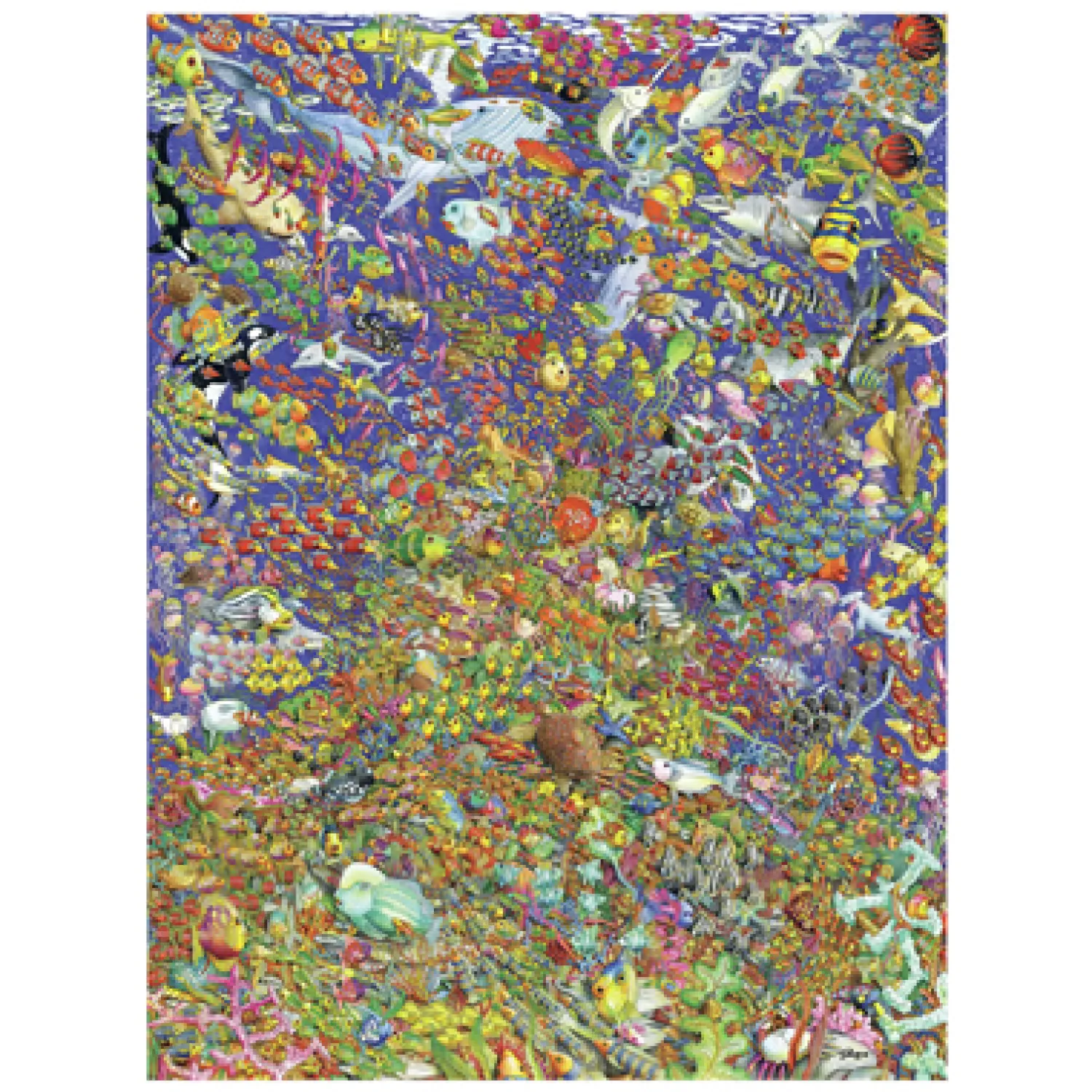 Legpuzzel Vele Bonte Vissen, 1500st.-Ravensburger Outlet