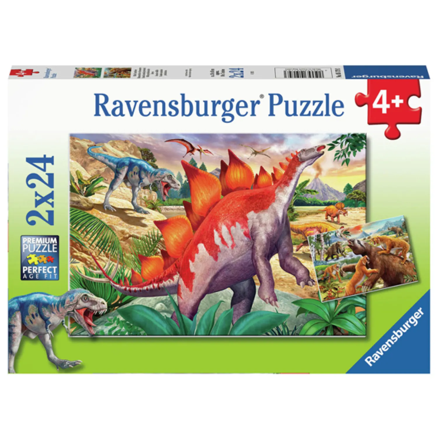 Legpuzzel Wilde Oertijden, 2x24st.>Ravensburger Sale